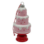 Pink Cake Hanging Ornament - Seasonal Decor