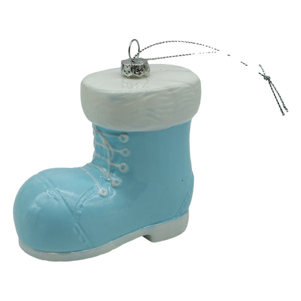 Blue Boot Hanging Ornament - Seasonal Decor