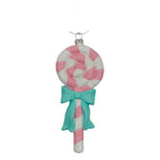 Lollipop Pink Blue Hanging Ornament - Seasonal Decor