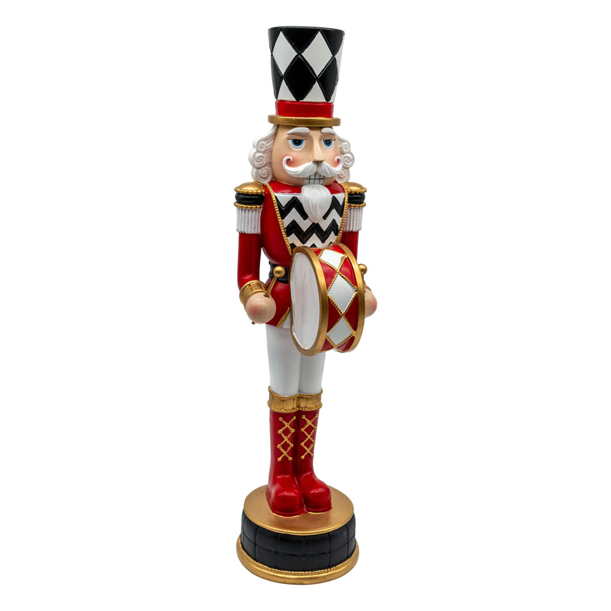 60cm Nutcracker Red W & B - Seasonal Decor