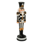 38cm Nutcracker Black W & G - Seasonal Decor