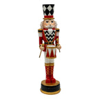 33cm Nutcracker Red W & B - Seasonal Decor