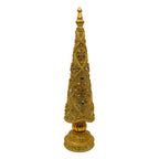 53.5cm Golden Jewelled Tree - Seasonal Decor