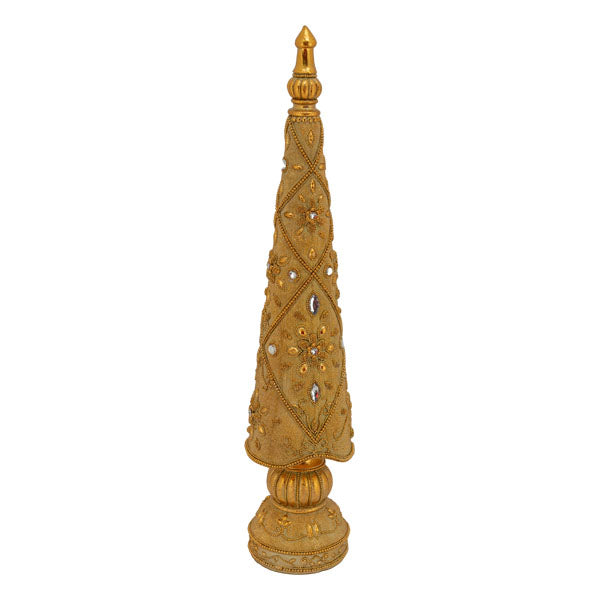 67cm Golden Jewelled Tree - Seasonal Decor