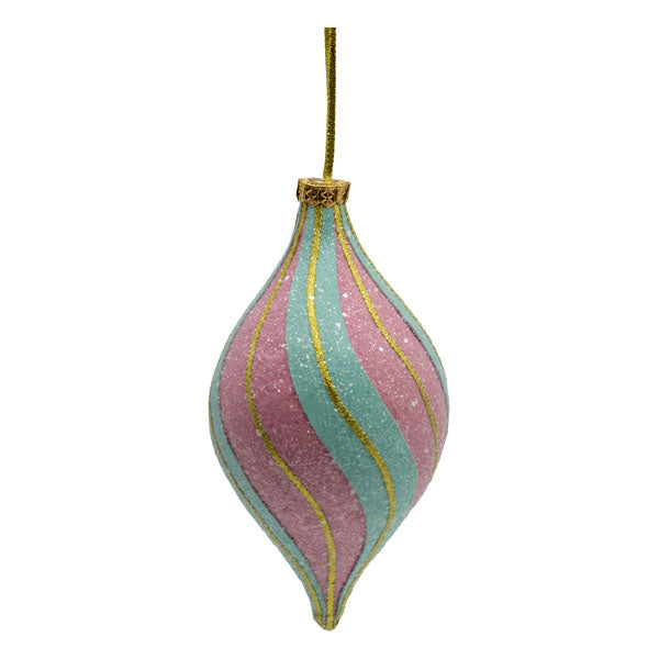 23cm Pink Blue Long Drop - Seasonal Decor