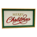 Merry Christmas Sign - Seasonal Decor