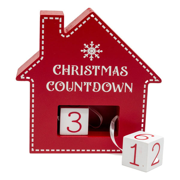 Red House Countdown - Seasonal Decor