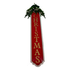 Red Christmas Wall Hanging - Seasonal Decor