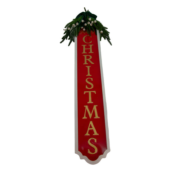 Red Christmas Wall Hanging - Seasonal Decor