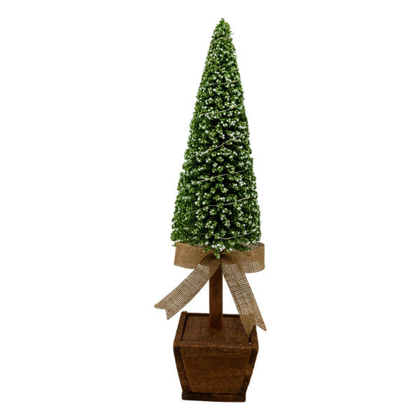 Med Green Tree Natural Pot - Seasonal Decor