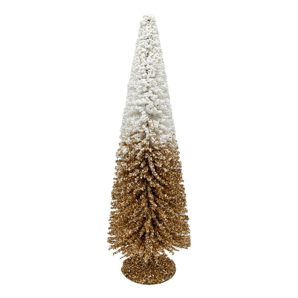 Med White Champagne Ombre Tree - Seasonal Decor