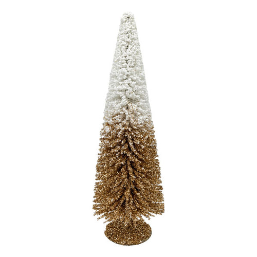 Med White Champagne Ombre Tree - Seasonal Decor