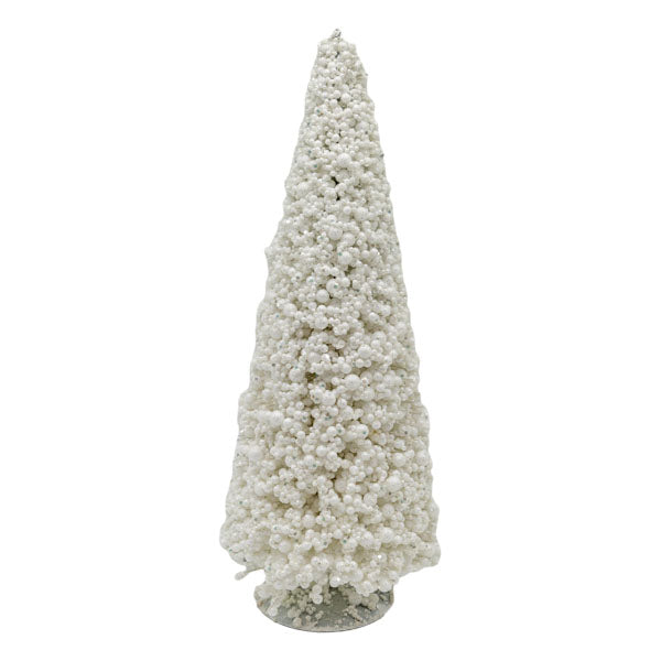 Sm White Table Top Tree - Seasonal Decor