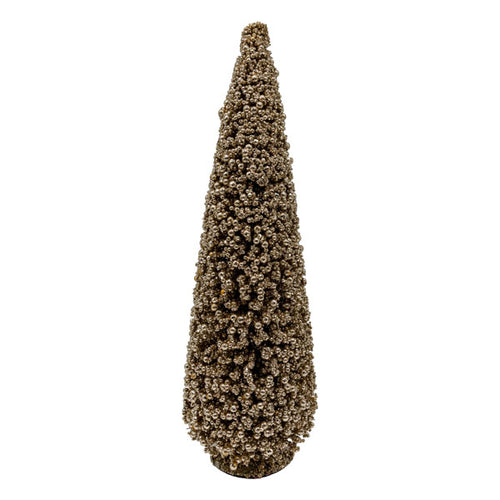 Lg Champagne Table Top Tree - Seasonal Decor