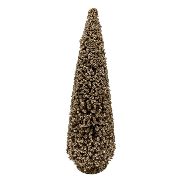 Lg Champagne Table Top Tree - Seasonal Decor