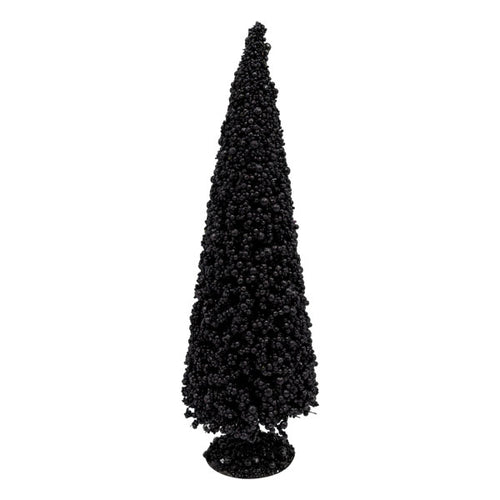 Med Black Table Top Tree - Seasonal Decor