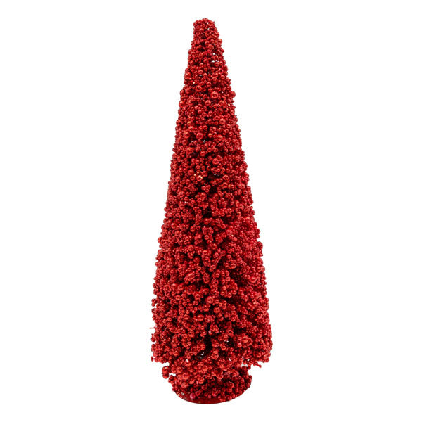 Med Red Table Top Tree - Seasonal Decor