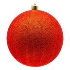 20cm Glitter Red Ball - Seasonal Decor
