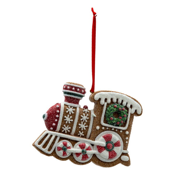 Gingerbread Train Orn - Seasonal Decor