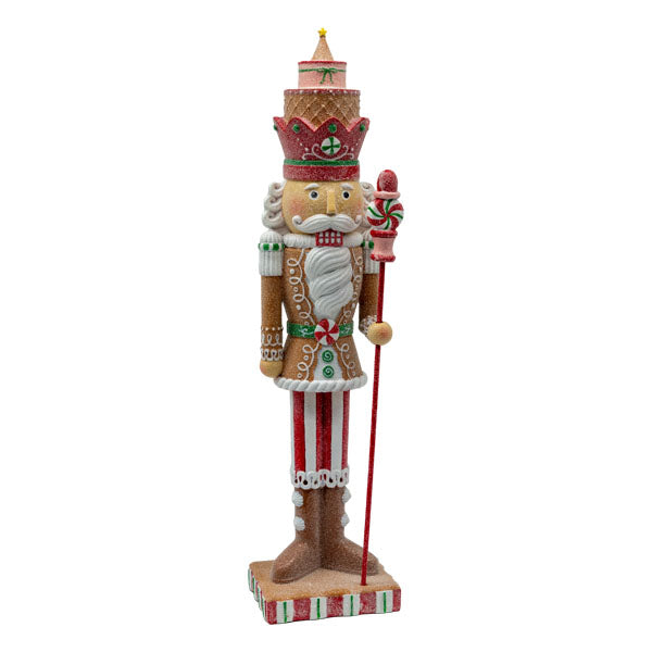 50cm Gingerbread Nutcracker - Seasonal Decor