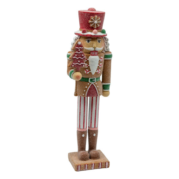 36cm Gingerbread Nutcracker - Seasonal Decor