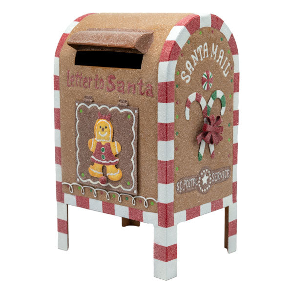 Traditional Christmas Mailbox - Seasonal Decor