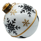 White Large Ball Decor - Seasonal Decor