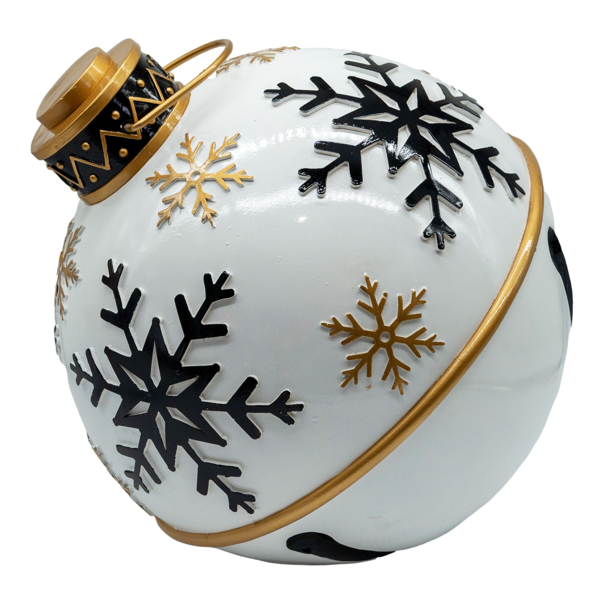 White Large Ball Decor - Seasonal Decor