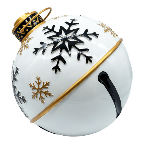 White Large Ball Decor - Seasonal Decor