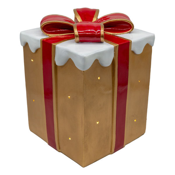 Gold Gift Box - Seasonal Decor