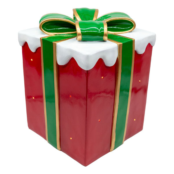 Red Gift Box - Seasonal Decor