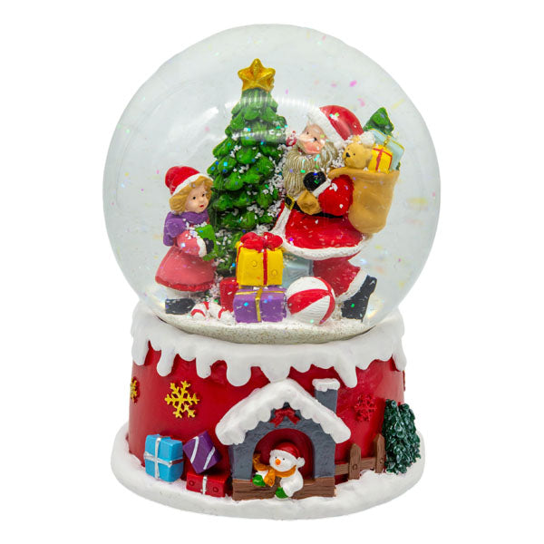 Snow Globe With Santa - Seasonal Decor
