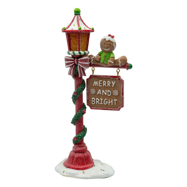 Gingerbread Lampost - Seasonal Decor