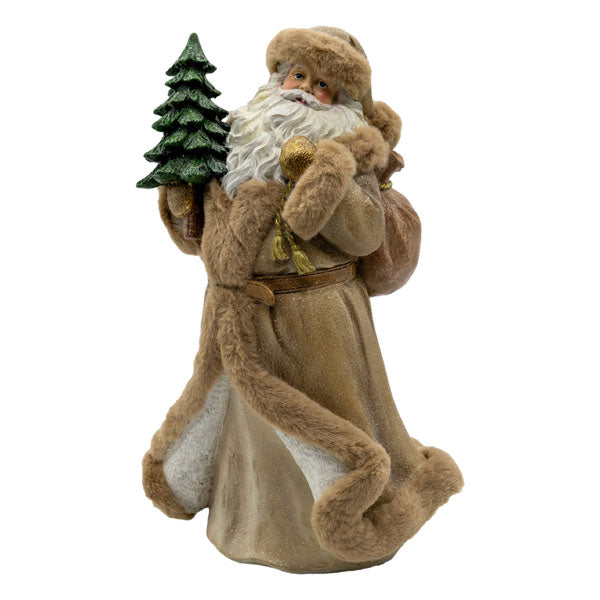 31cm Natural Santa - Seasonal Decor