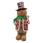 Man With Tophat Gingerbread - Seasonal Decor
