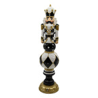 60cm Nutcracker Led Finial - Seasonal Decor