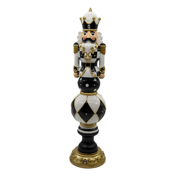 60cm Nutcracker Led Finial - Seasonal Decor