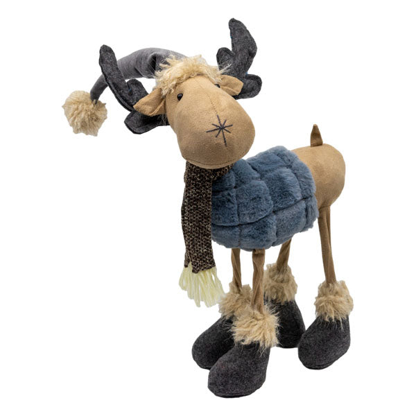 Mr Bluey Standing Moose - Seasonal Decor