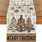 Natural Trees Table Runner - Seasonal Decor