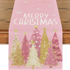 Pink Tree Spectacular Table Runner - Seasonal Decor