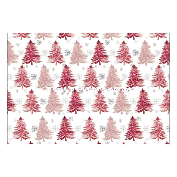 Pink Hues Trees Place Mat - Seasonal Decor