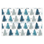 Blue Hues Trees Place Mat - Seasonal Decor