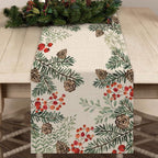 Spruce And Berries Table Runner - Seasonal Decor