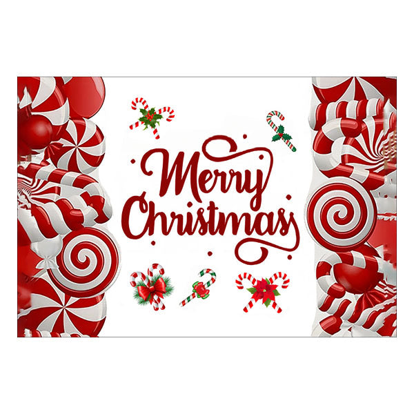 Merry Christmas Cany Cane Place Mat - Seasonal Decor