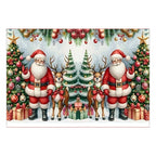 Santa Scene Placemat - Seasonal Decor