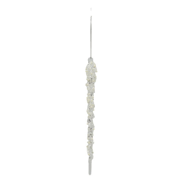 Boxed Set of 3x 18.5cm Encrusted Icicle - Seasonal Decor